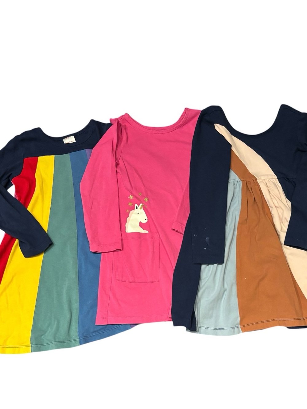 Three Hanna Andersson Size 5 dresses-Fair condition